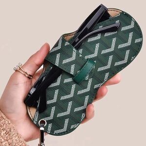 Black Butterfly Sunglasses with neck hanging pouch